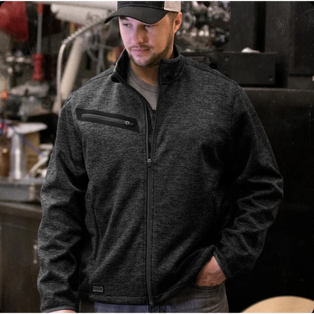 Dri-Duck Men's Atlas Jacket Windproof Water-Resistant Fleece Windbreaker Large